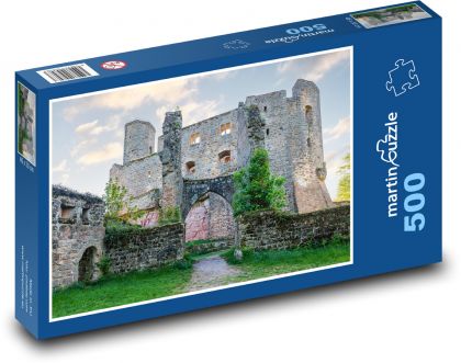 Zrúcanina hradu - Puzzle 500 dielikov, rozmer 46x30 cm 