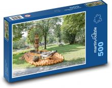 Kürbis, Kürbis Ausstellung Puzzle 500 Teile - 46 x 30 cm