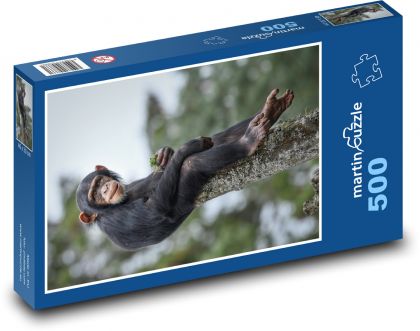 Schimpanse - Affe - Puzzle - 500 Teile