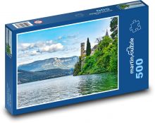 Frankreich - Lake Bourget Puzzle 500 Teile - 46 x 30 cm