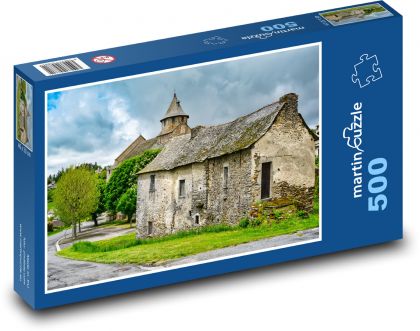 Stare domy - Puzzle 500 elementów, rozmiar 46x30 cm