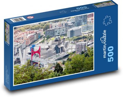 Muzeum - architektura - Puzzle 500 elementów, rozmiar 46x30 cm