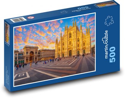 Malerei - Italien, Mailand - Puzzle - 500 Teile