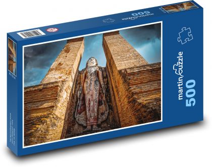 Sculpture - Buddha - Puzzle of 500 pieces, size 46x30 cm 