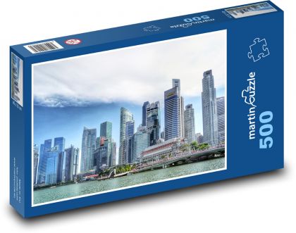 Singapur - Fluss - Puzzle - 500 Teile