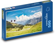 Hory - lanovka Puzzle 500 - 46x30 cm
