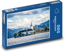 Alpine Lake Puzzle of 500 pieces - 46 x 30 cm