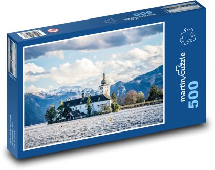 Alpine Lake - Puzzle of 500 pieces, size 46x30 cm 