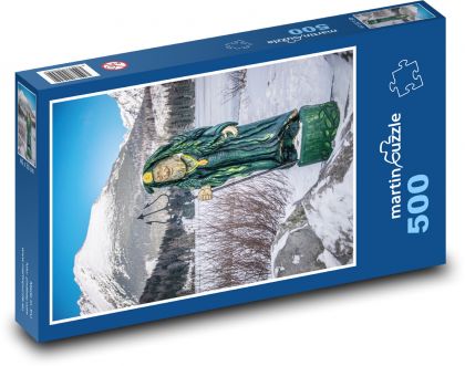 Socha - Neptún - Puzzle 500 dielikov, rozmer 46x30 cm 