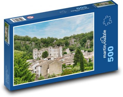 Stredoveký hrad - Puzzle 500 dielikov, rozmer 46x30 cm 