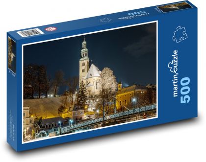 Salzburg - Kostol - Puzzle 500 dielikov, rozmer 46x30 cm 