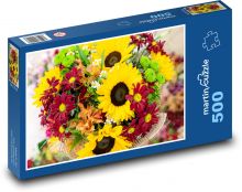 Kytice - květiny Puzzle 500 - 46x30 cm