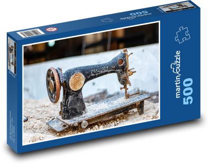 Alte Nähmaschine - Puzzle - 500 Teile