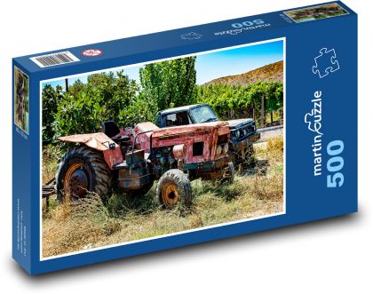 Vraky - traktor - puzzle 500 dílků