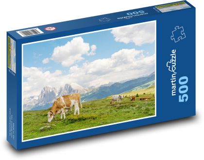 Tyrolsko - pastva - puzzle 500 dílků