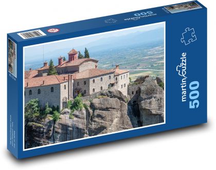 Kláštor - Grécko - Puzzle 500 dielikov, rozmer 46x30 cm 