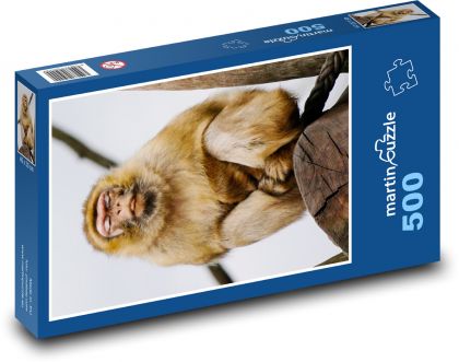 Opica - makak - Puzzle 500 dielikov, rozmer 46x30 cm 