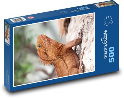 Jaszczurka - gad - Puzzle 500 elementów, rozmiar 46x30 cm