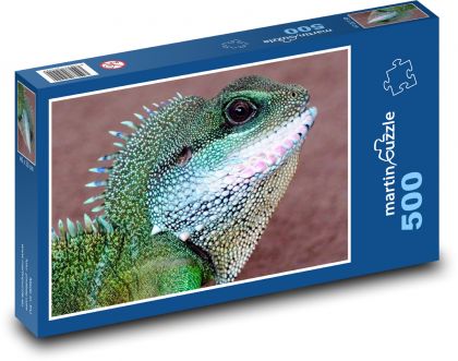 Jaszczurka - chiński smok wodny - Puzzle 500 elementów, rozmiar 46x30 cm