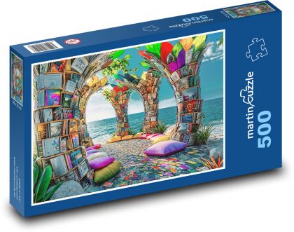 Strandbücher - Puzzle - 500 Teile
