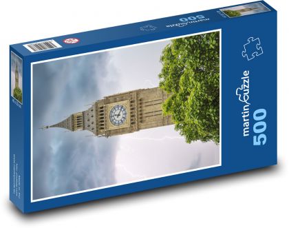 Londyn - Elizabeth Tower - Puzzle 500 elementów, rozmiar 46x30 cm