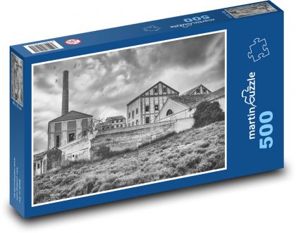 Opuszczona fabryka - Puzzle 500 elementów, rozmiar 46x30 cm