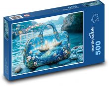 Taška - lodě Puzzle 500 - 46x30 cm