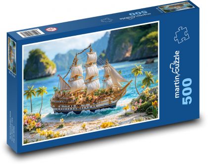 Segelboote auf See - Puzzle - 500 Teile