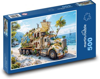 LKW - Dekoration - Puzzle - 500 Teile