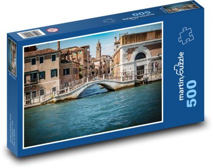 Kanał Wenecki - Puzzle 500 elementów, rozmiar 46x30 cm
