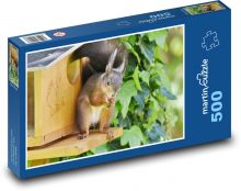 Eichhörnchen - Nagetier Puzzle 500 Teile - 46 x 30 cm