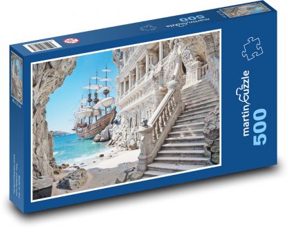 Segelboot zu Hause - Puzzle - 500 Teile