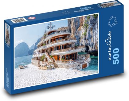 Dům na lodi - puzzle 500 dílků