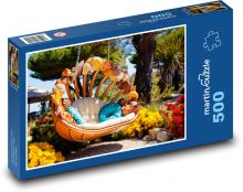 Hojdačka - mušle Puzzle 500 dielikov - 46 x 30 cm