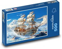 Plachetnice Puzzle 500 dílků - 46 x 30 cm