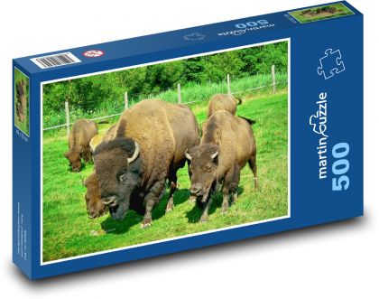 Siberian family - Puzzle of 500 pieces, size 46x30 cm 