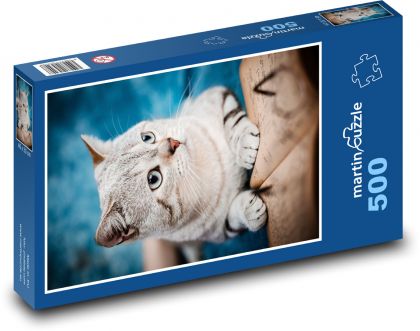 Mačka - domáce zviera - Puzzle 500 dielikov, rozmer 46x30 cm 