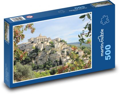 Gordes - Francja - Puzzle 500 elementów, rozmiar 46x30 cm