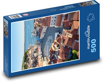 Piran - Slowenien, Stadtküste - Puzzle - 500 Teile