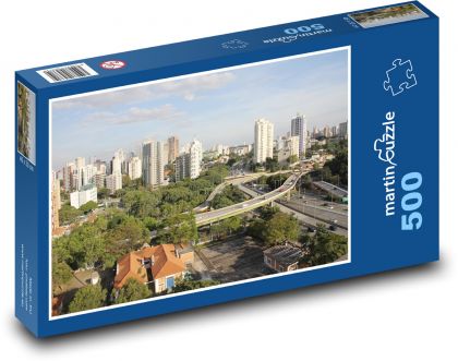San Paolo - Brazília - Puzzle 500 dielikov, rozmer 46x30 cm 