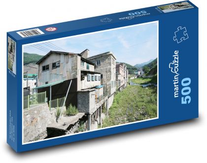 Stará továrna - puzzle 500 dílků