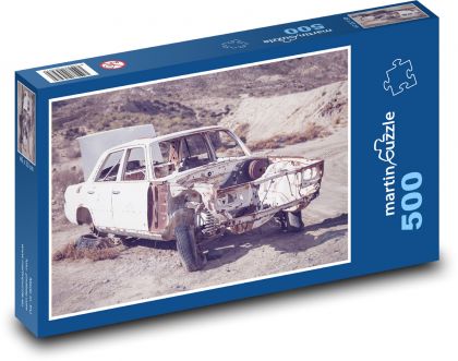 Vrak - auto - Puzzle 500 dielikov, rozmer 46x30 cm 