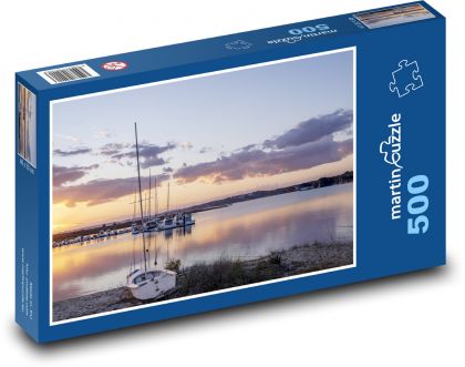 Schiffe - Dämmerung - Puzzle - 500 Teile