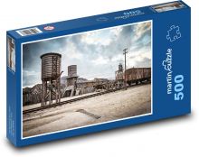Divoký západ - železnice Puzzle 500 dílků - 46 x 30 cm