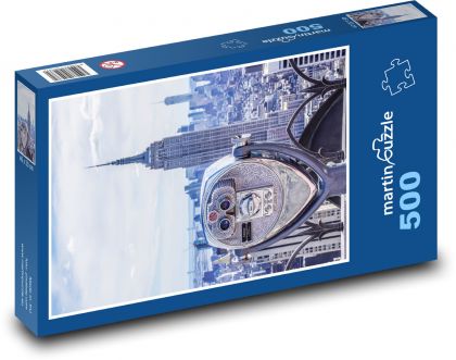 Telescope - New York - Puzzle of 500 pieces, size 46x30 cm 