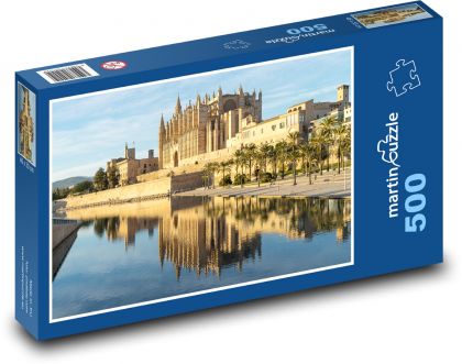Katedra na Majorce - Puzzle 500 elementów, rozmiar 46x30 cm