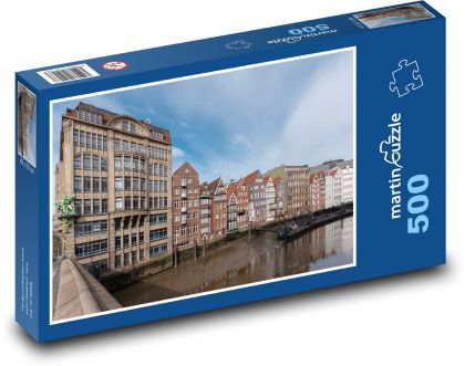 Německo - Hamburg - Puzzle 500 dílků, rozměr 46x30 cm