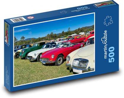 Klasická auta - puzzle 500 dílků