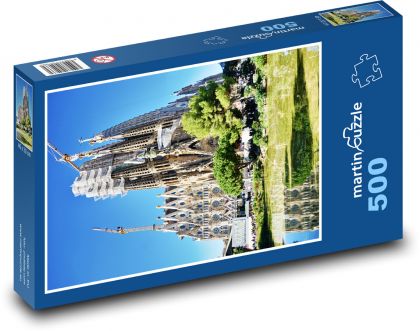 Familia Sagrada - Španielsko - Puzzle 500 dielikov, rozmer 46x30 cm 