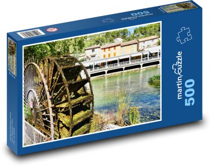 Vodné koleso - Puzzle 500 dielikov, rozmer 46x30 cm 